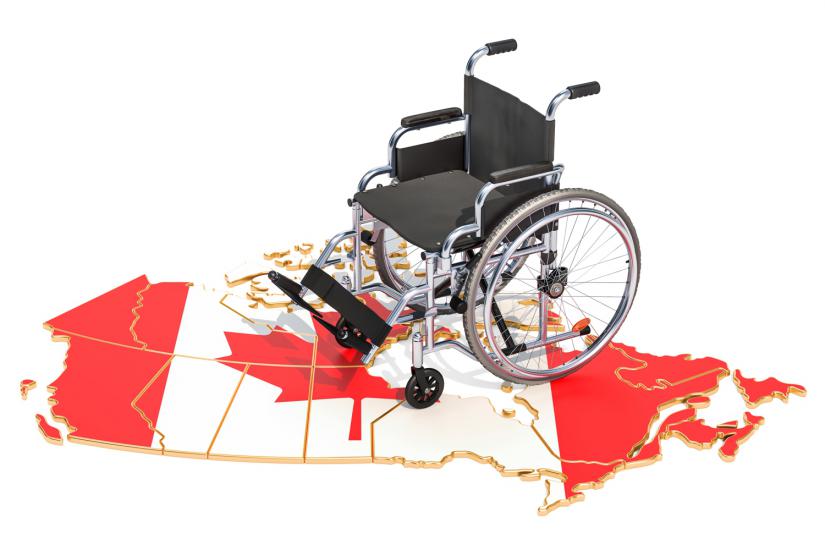 Rollstuhl Kanada klein