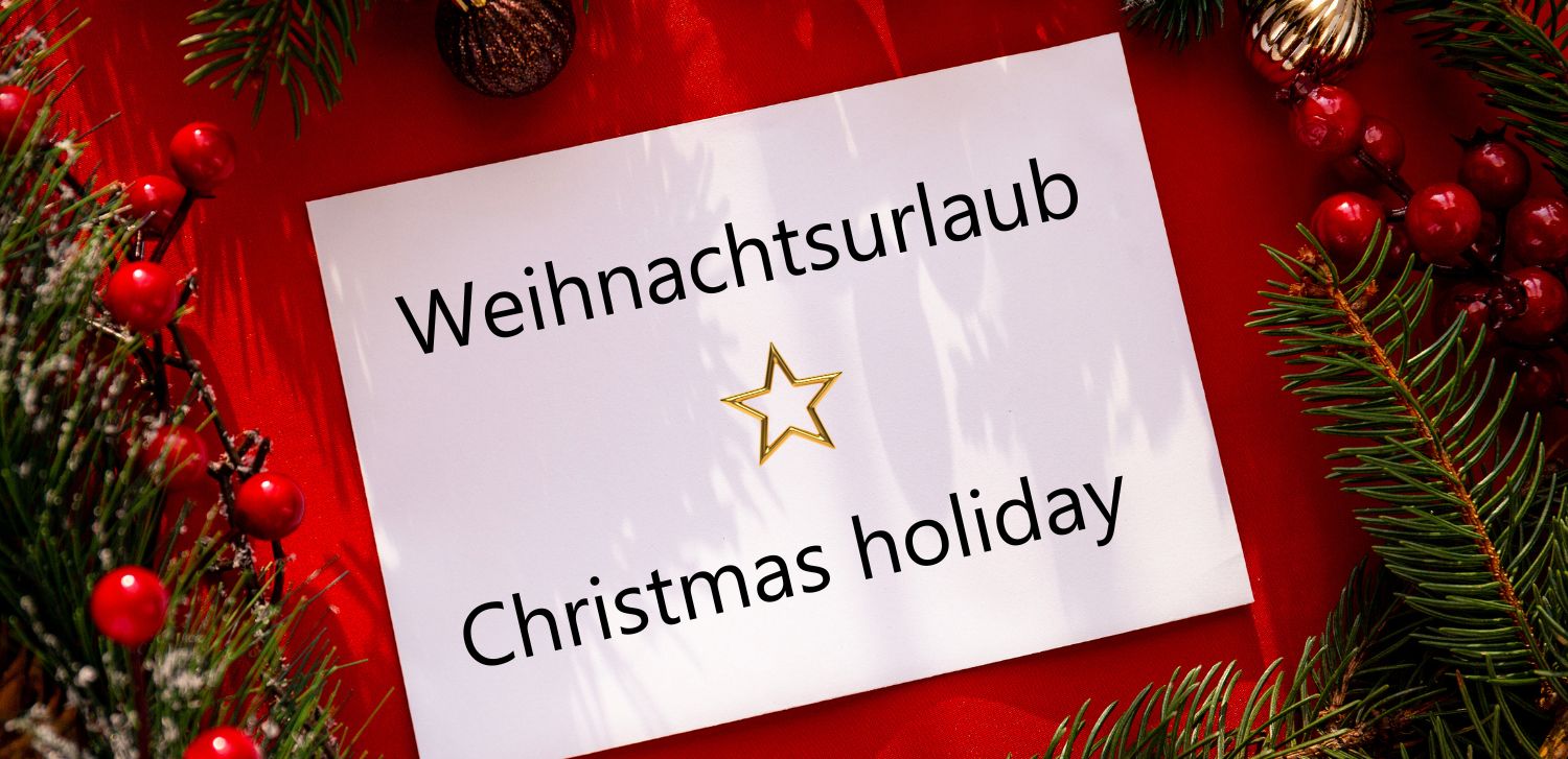 Betriebsurlaub zum Jahresende